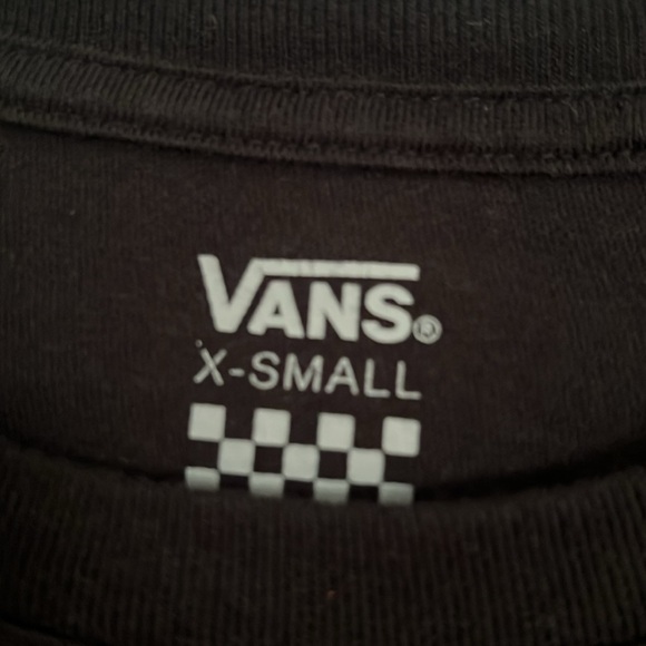 Vans Black Crop Off The Wall long sleeve t-shirt - Picture 2 of 5